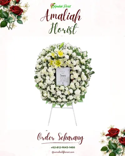 Krans Bunga Duka Cita di Kekeran